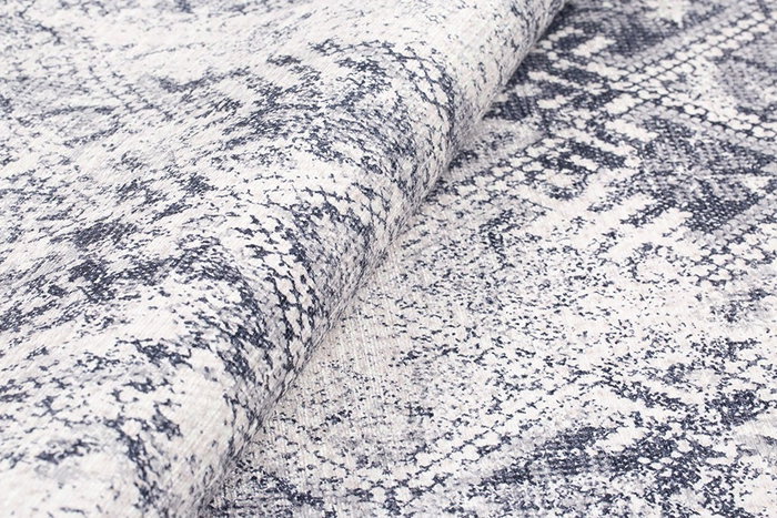 Conceptum Alfombra Soul Chenille Gris AL 54 150x230 cm 100% Poliéster Lavable a Máquina